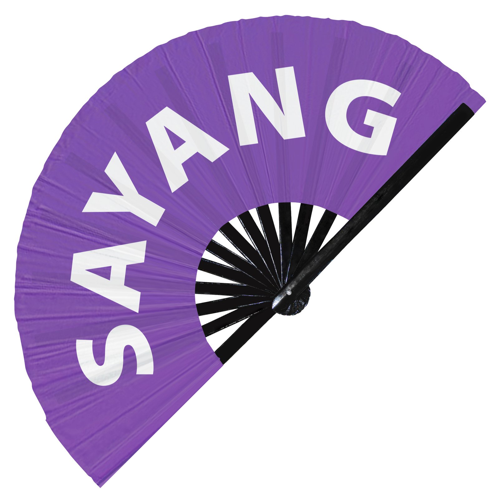 Sayang - Clack Folding Rave & Festival Hand Fan - Image 6