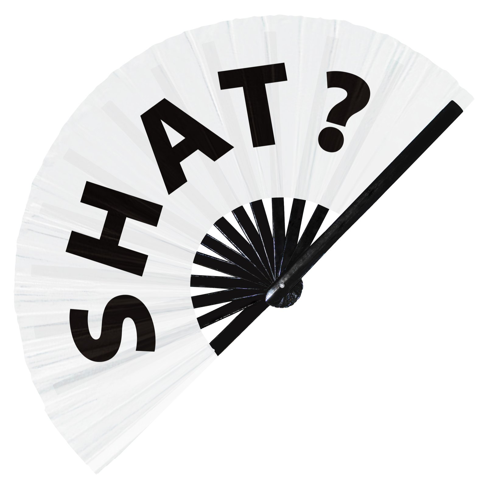 Shat? - Clack Folding Rave & Festival Hand Fan - Image 8