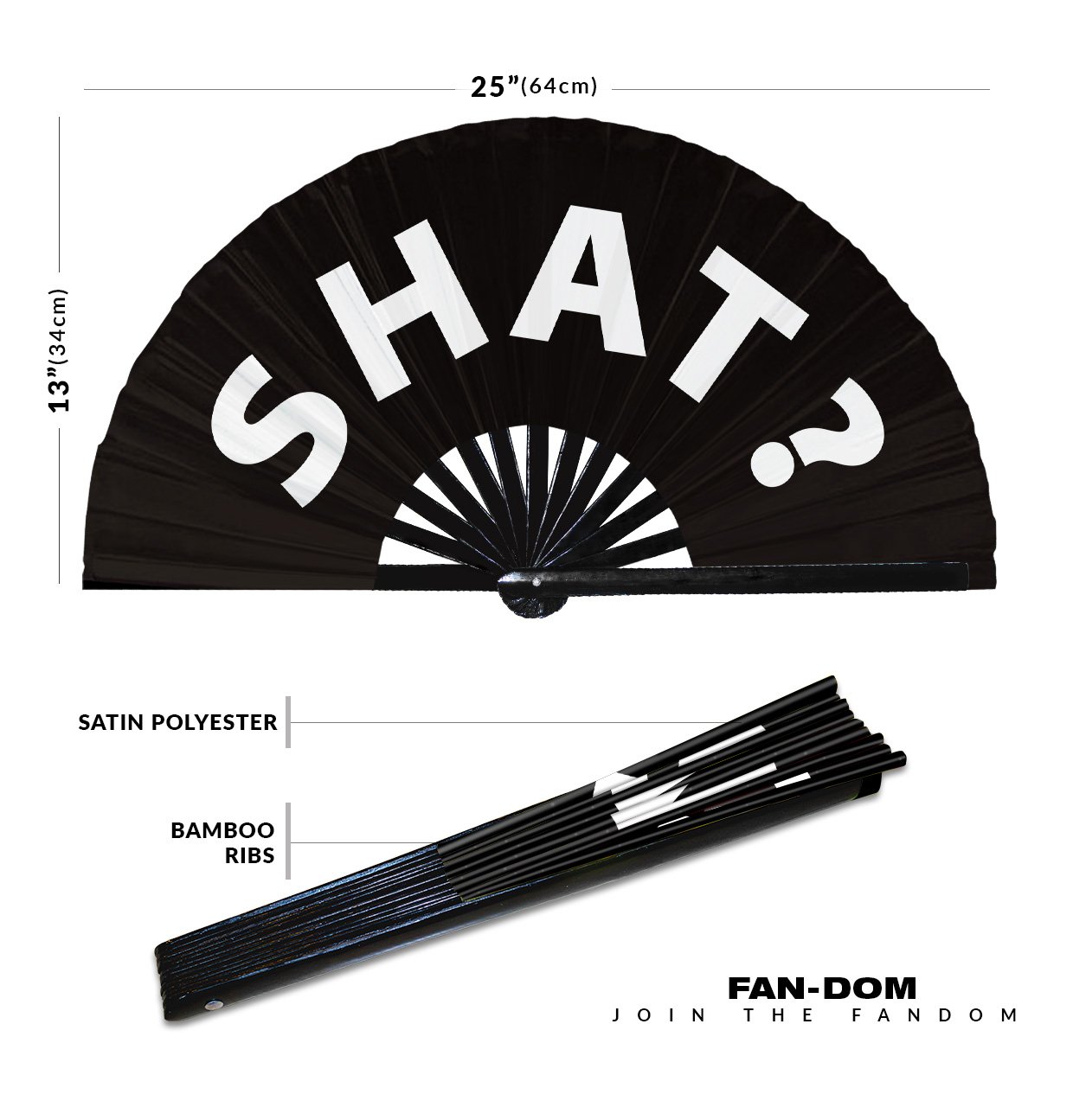 Shat? - Clack Folding Rave & Festival Hand Fan - Image 10