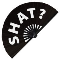 Shat? - Clack Folding Rave & Festival Hand Fan