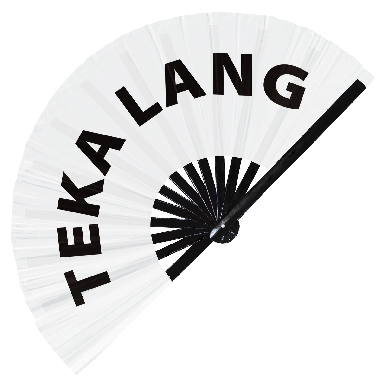 Teka lang - Clack Folding Rave & Festival Hand Fan - Image 8