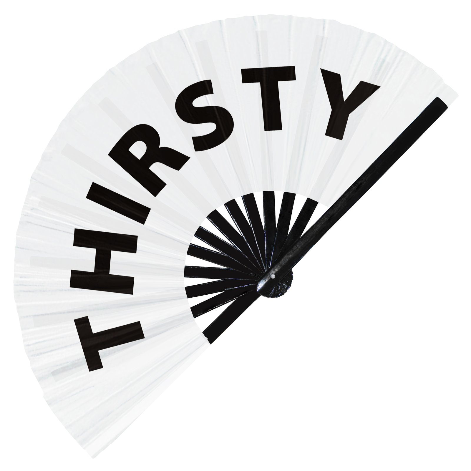 Thirsty - Clack Folding Rave & Festival Hand Fan - Image 9