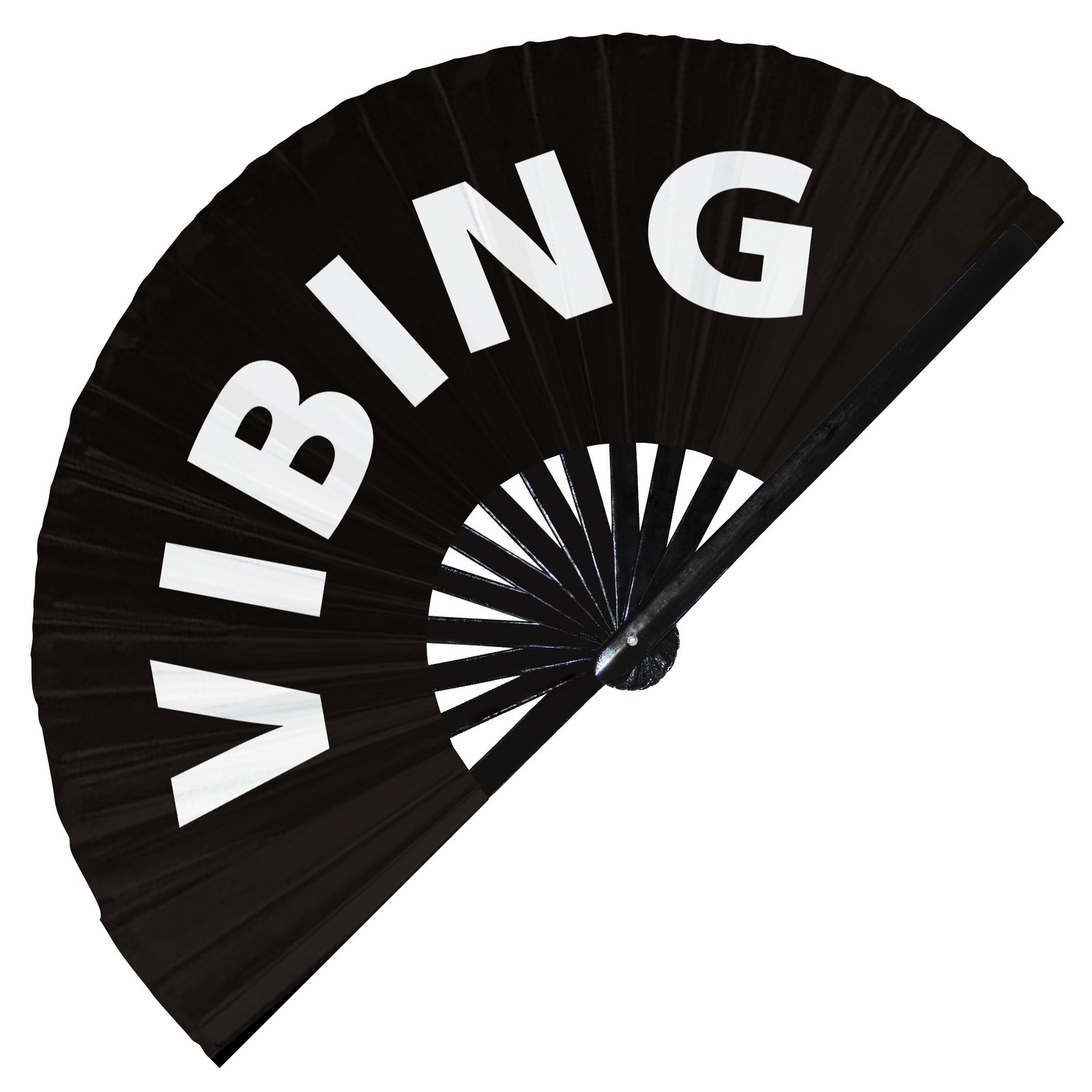 Vibing - Clack Folding Rave & Festival Hand Fan